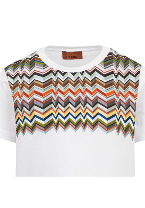 T-shirt con stampa MISSONI KIDS | MY8Q11 Z3672100MC